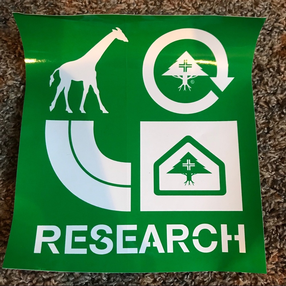 LRG logo sticker 5pk
